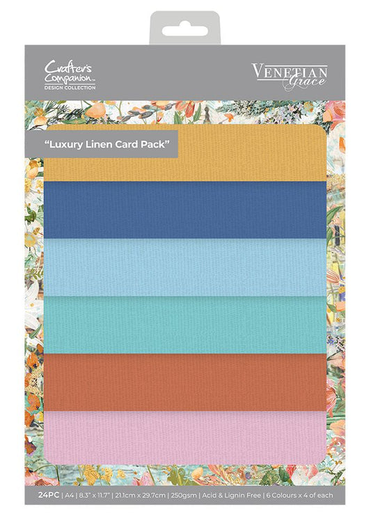 Venetian Grace Luxury Linen Card Pack - A4