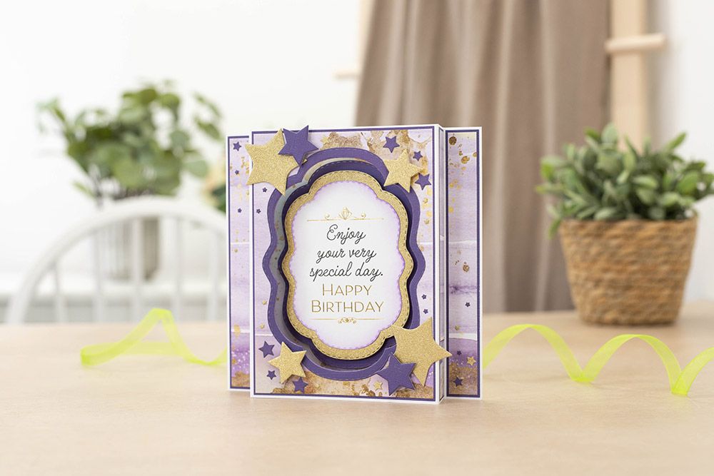 Crafters Companion Everyday Verses Insert Pad – Gold