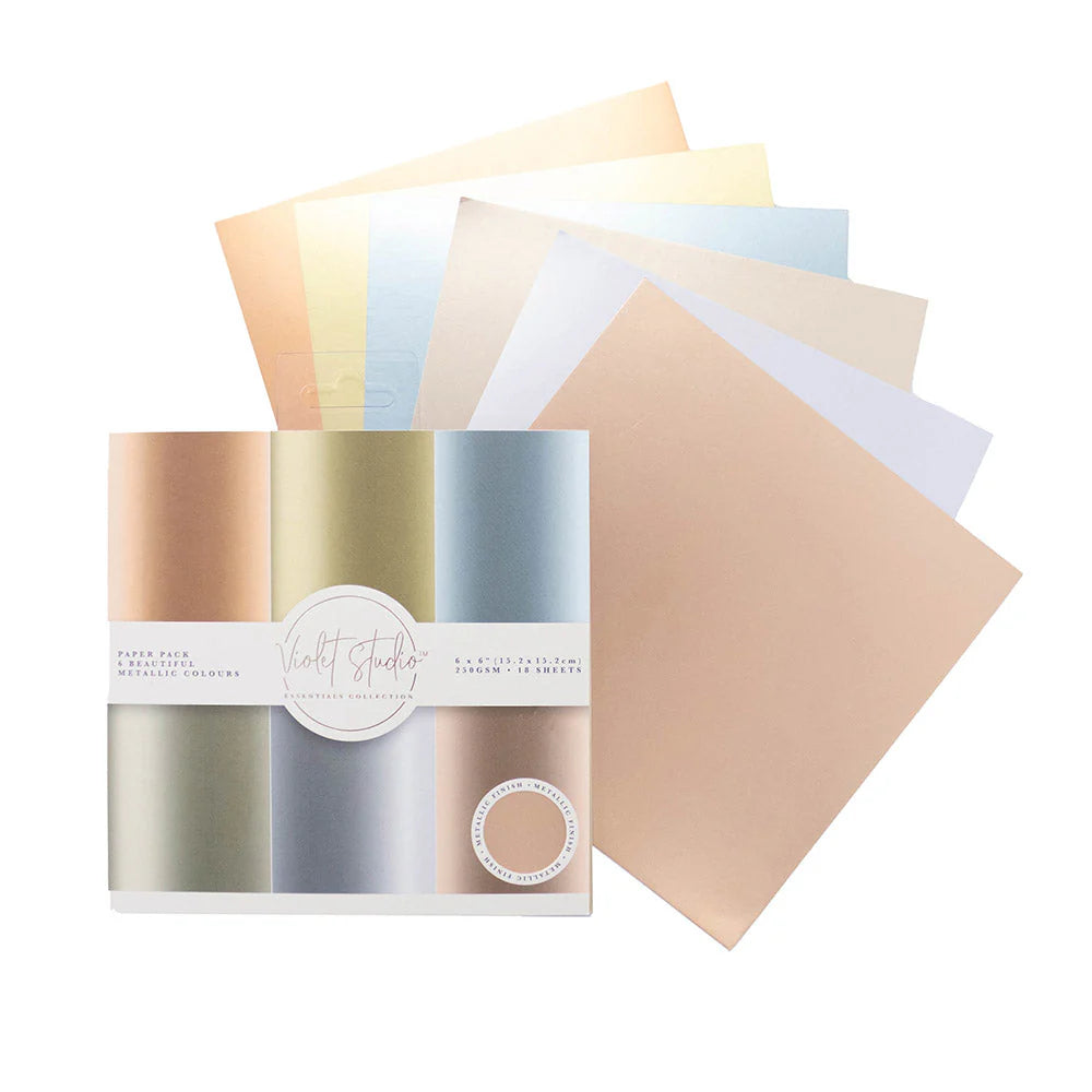 Violet Studio - 6x6" Paper Pad - Metallics