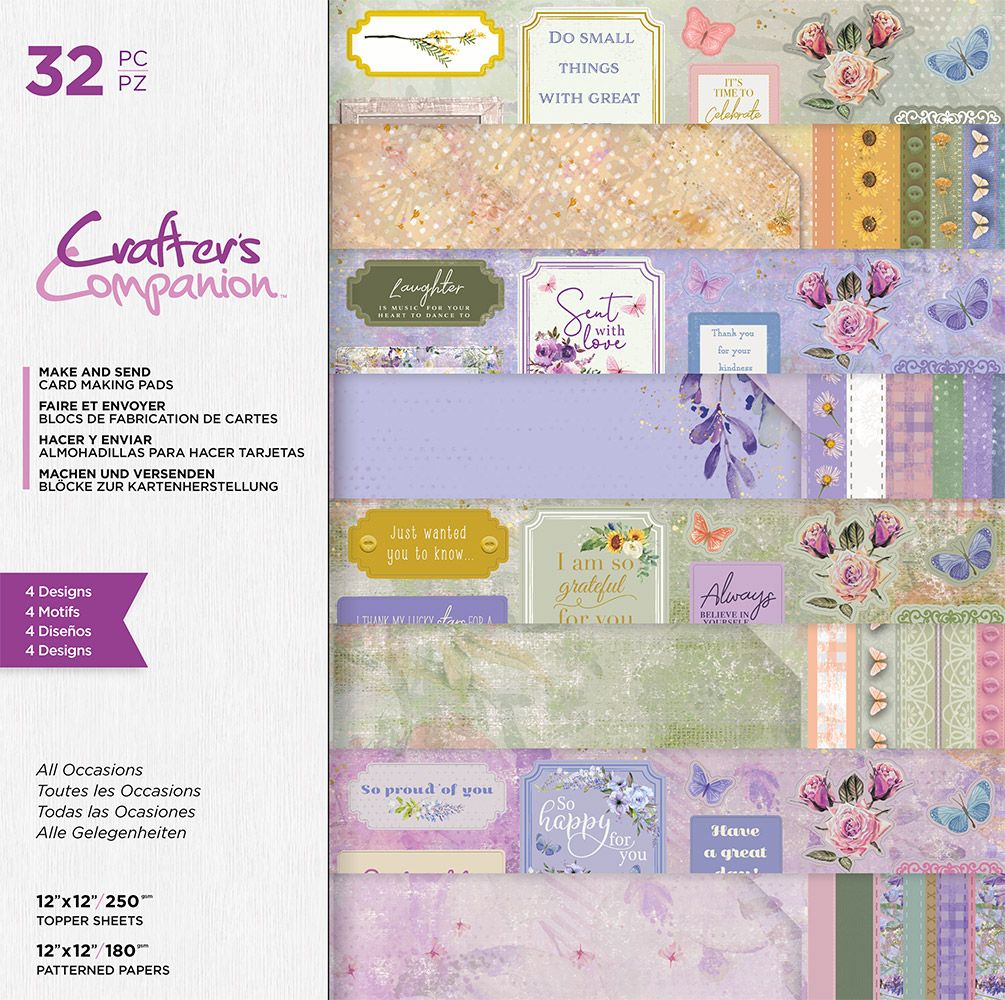 Crafters Companion Make and Send 12x12 Pad - All Occasions