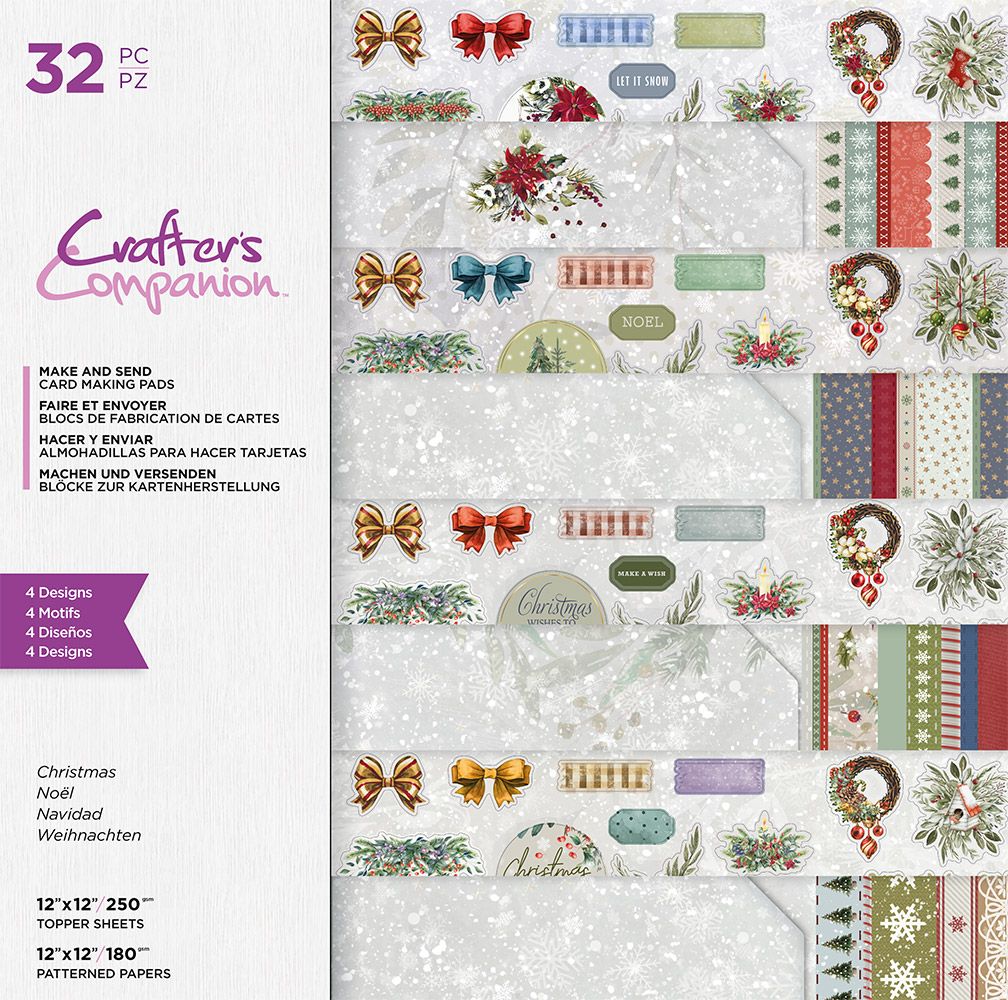 Crafters Companion Make and Send 12x12 Pad - Christmas