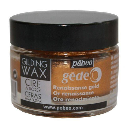 Pebeo Gilding Wax Renaissance Gold - 30ml pot