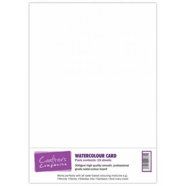 Watercolour Card Pack - 15 sheets