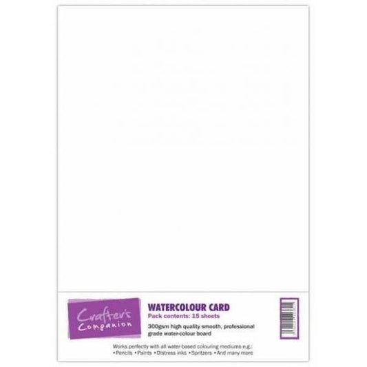 Watercolour Card Pack - 15 sheets