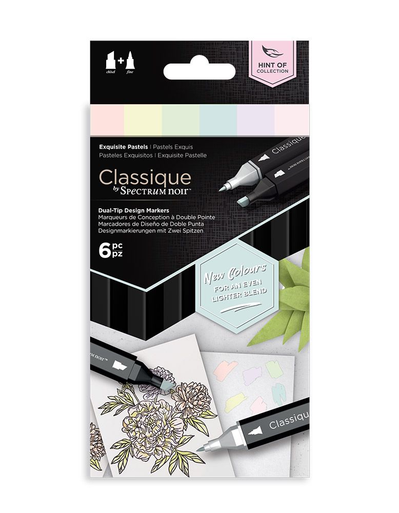 Spectrum Noir Classiques "Hint Of" - Exquisite Pastels - 6pc Set
