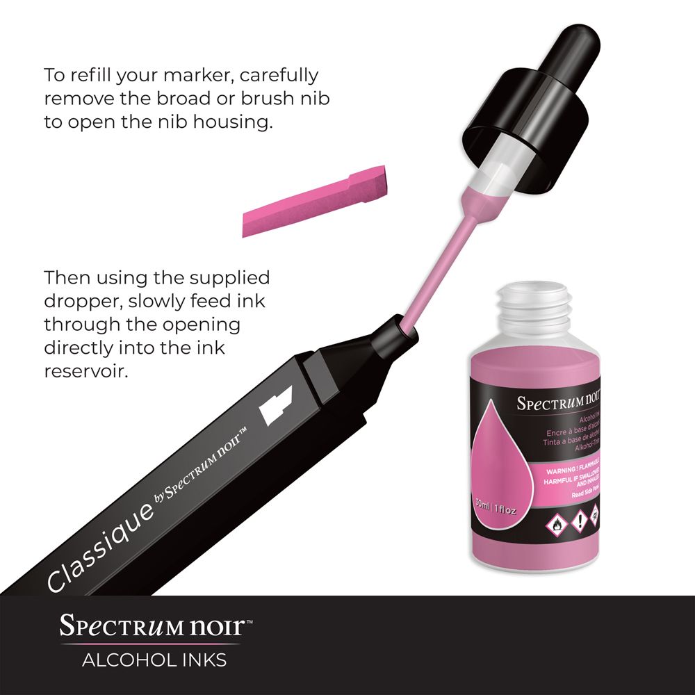Spectrum Noir Alcohol ReInker - Vintage Pink-AP2