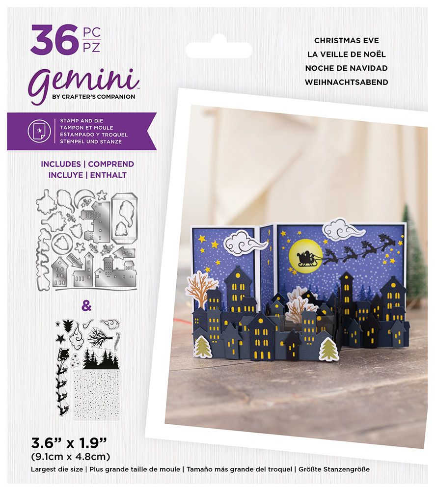 Gemini Christmas 3D Scene Builder Stamp and Die - Christmas Eve