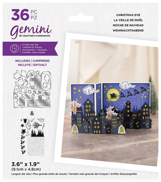 Gemini Christmas 3D Scene Builder Stamp and Die - Christmas Eve