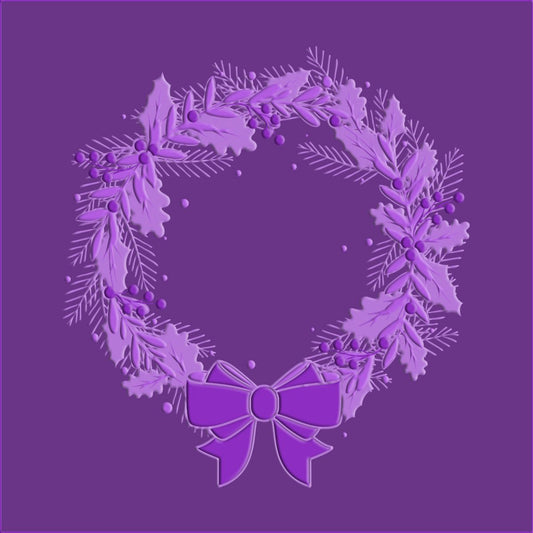 Gemini 6 x 6 3D Embossing Folder - Rustic Wreath