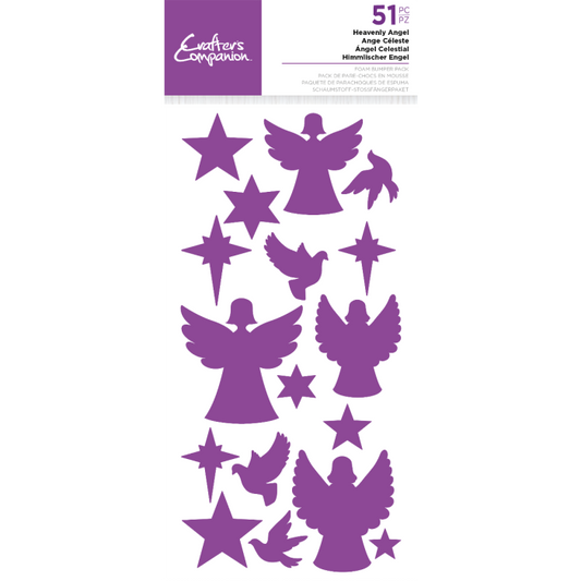 Crafters Companion Christmas Foam Bumper Pack - Heavenly Angel