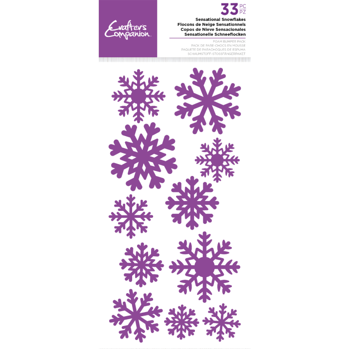 Crafters Companion Christmas Foam Bumper Pack - Sensational Snowflakes