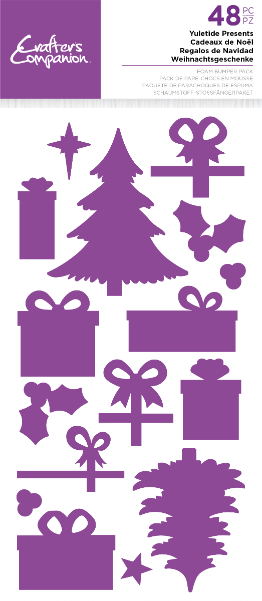 Crafters Companion Christmas Foam Bumper Pack - Yuletide Presents