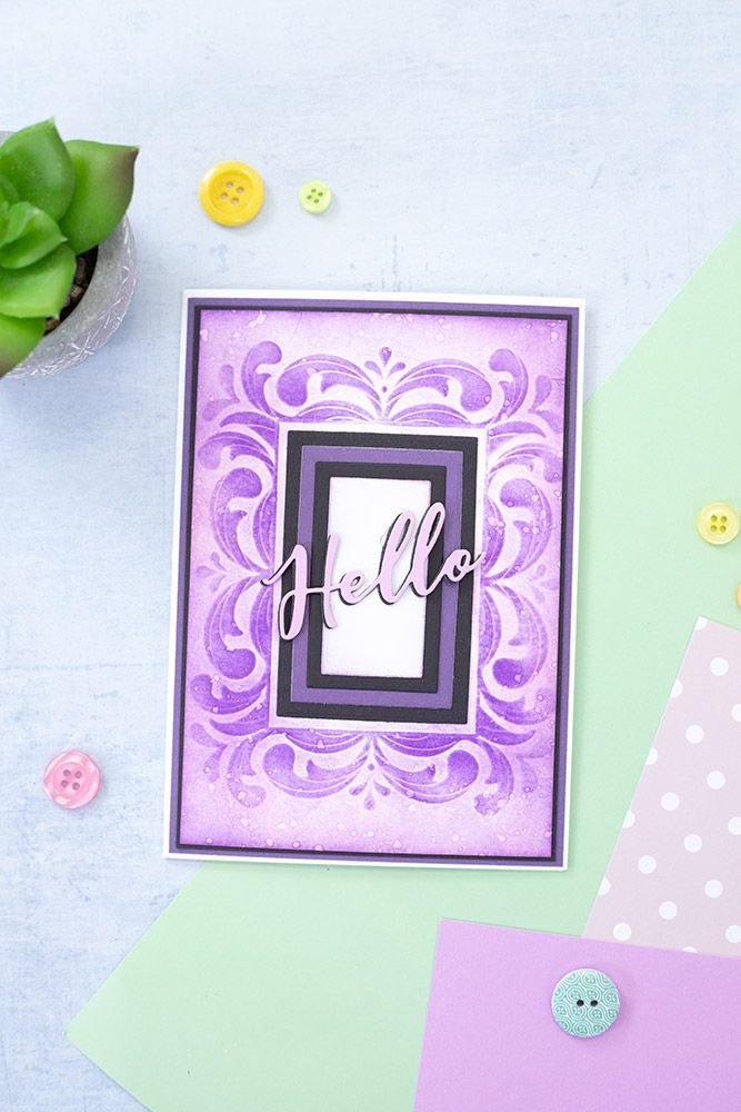 Gemini Frames 3D Embossing Folder and Nesting Dies - Regal Rectangle