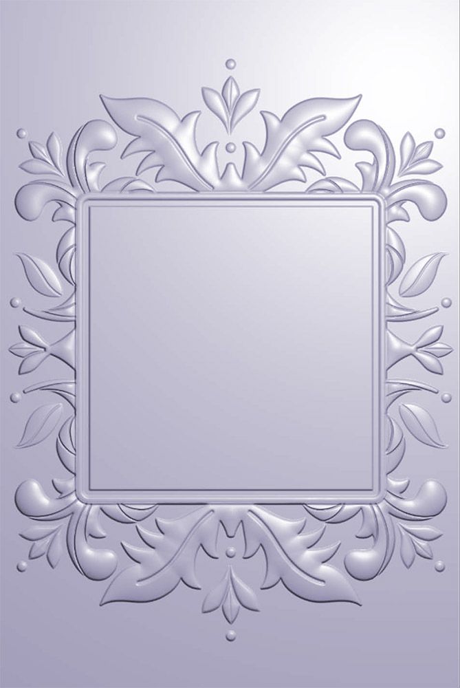 Gemini Frames 3D Embossing Folder and Nesting Dies - Stylish Square