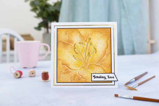 Gemini Macro 3D 5.5" x 5.5" Embossing Folder - Lovely Lily