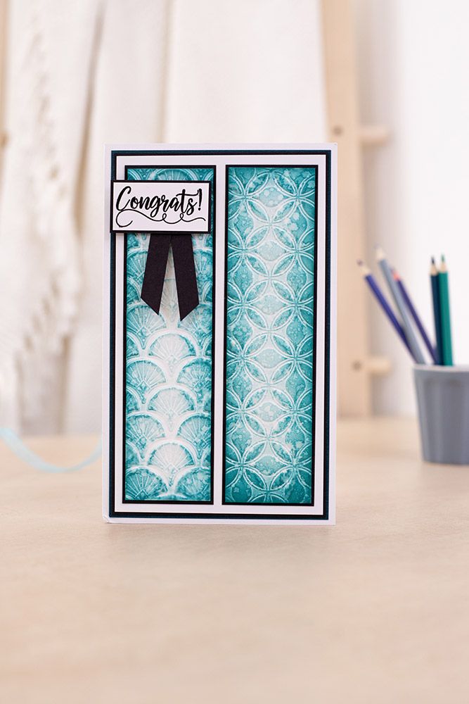 Gemini Floral Panel 3D Embossing Folder - Timeless Tiles