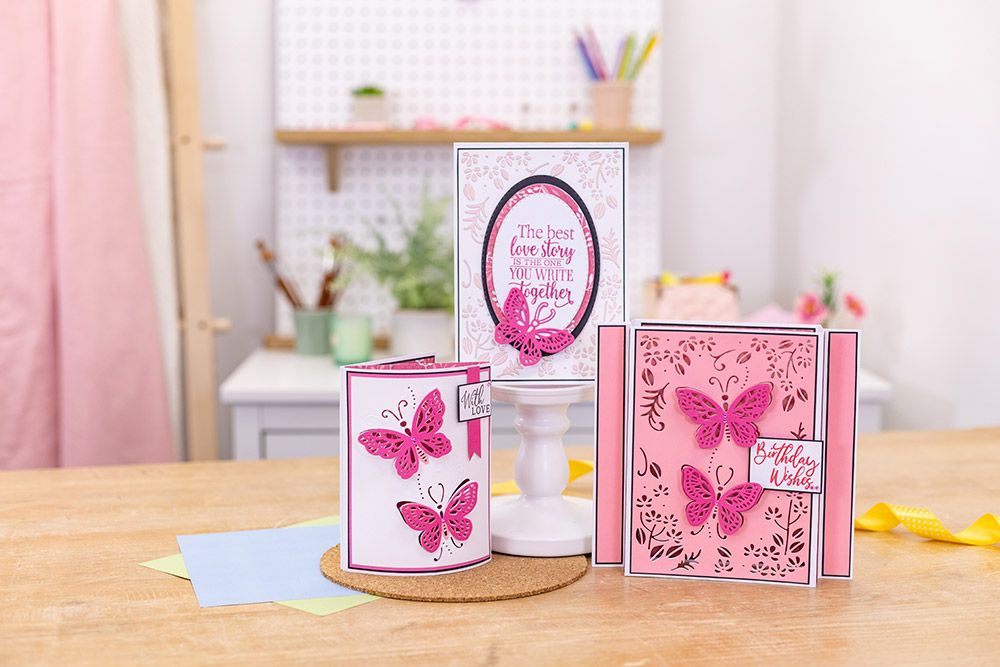 Gemini 3-in-1 Create a Card Die - Butterfly Garden