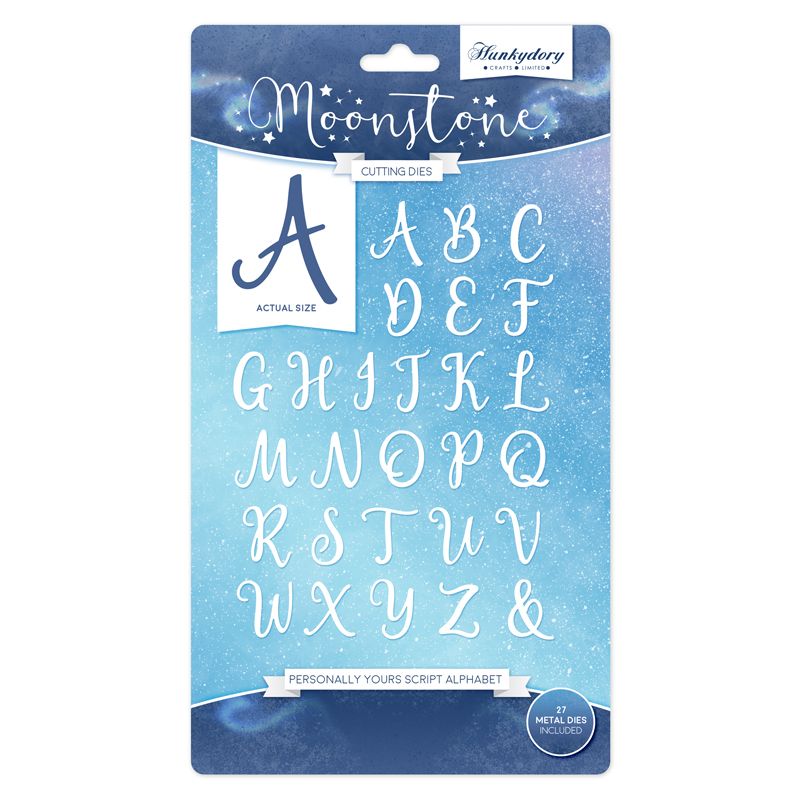 Personally Yours Script Alphabet Die Set