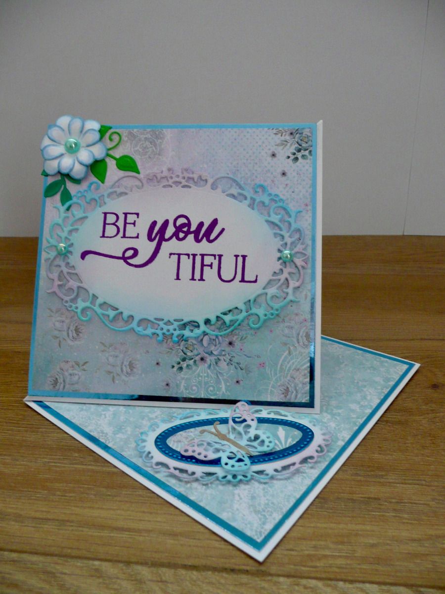 Crafters Companion Clear Acrylic Stamp - Be You Tiful