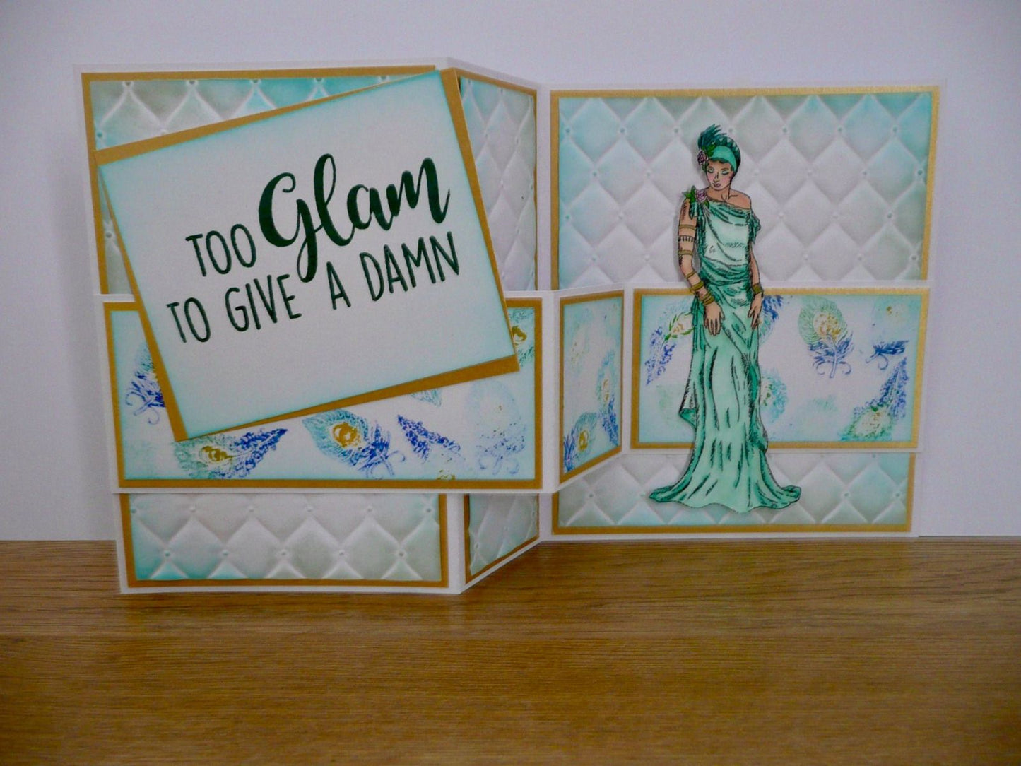 CC - Clear Acrylic Stamps - Too Glam