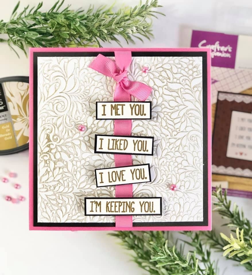CC - Clear Acrylic Stamps - Keeping You