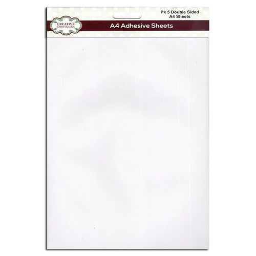 Creative Expressions A4 Adhesive Sheets (5 per pkg)