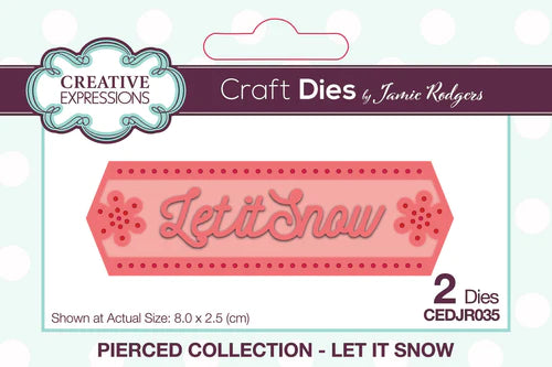 Creative Expressions Jamie Rodgers Pierced Let It Snow Craft Die