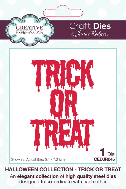 Creative Expressions Jamie Rodgers Trick Or Treat Craft Die