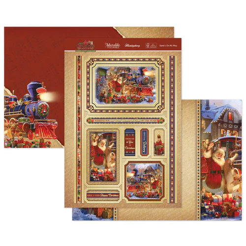 Hunkydory - Santa's On His Way Luxury Topper Set