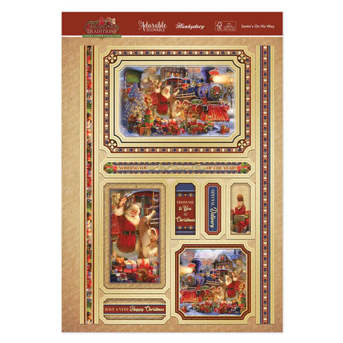 Hunkydory - Santa's On His Way Luxury Topper Set