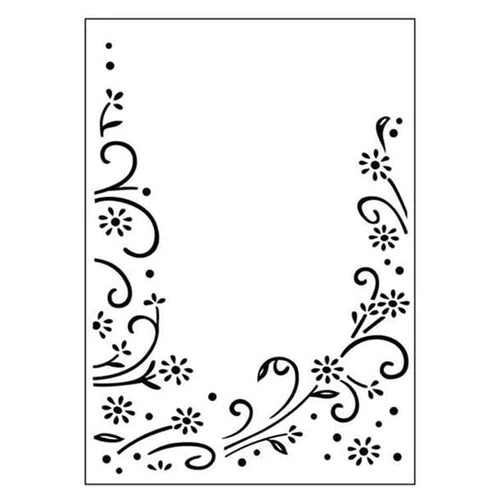 Embossing Folder Daisy Flourish