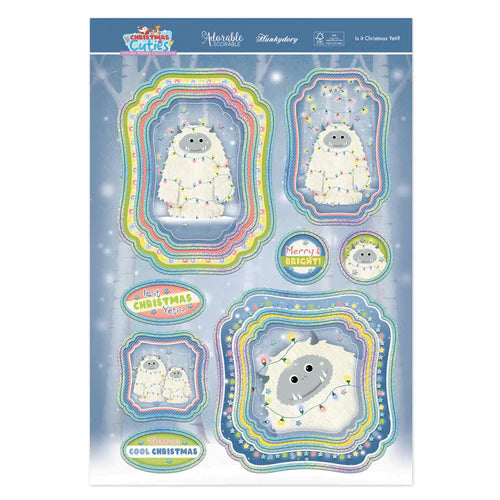 Hunkydory - Is It Christmas Yeti? Luxury Topper Set