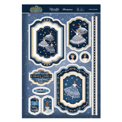Hunkydory - Festive Sparkle Luxury Topper Set