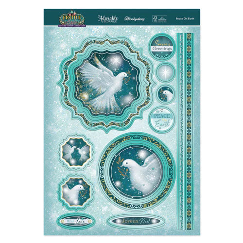 Hunkydory - Peace On Earth Luxury Topper Set