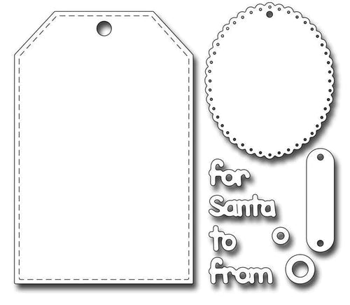 Frantic Stamper Precision Die - Tag Builder Set #1