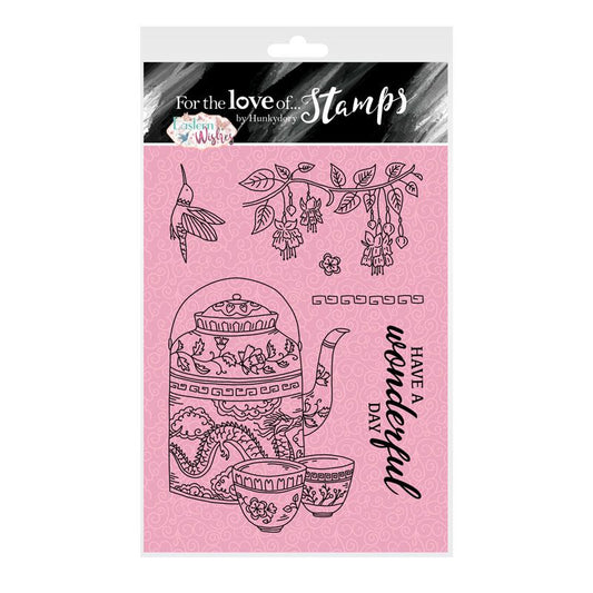 For the Love of Stamps - Tea for Two