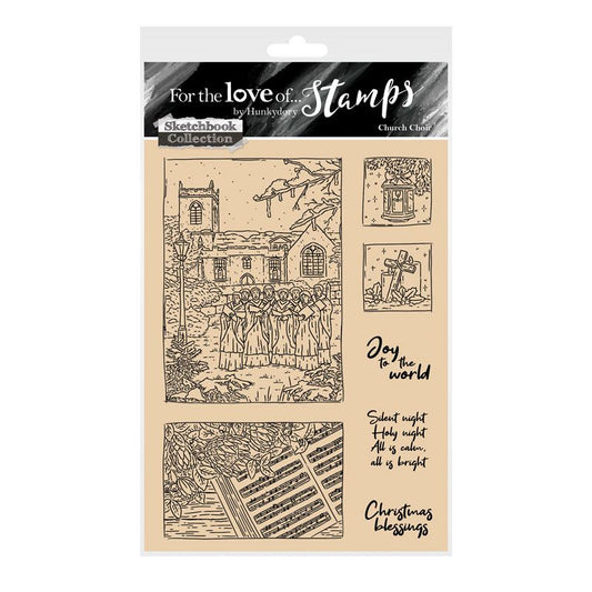 For the Love of Stamps - Church Choir A6 Stamp Set