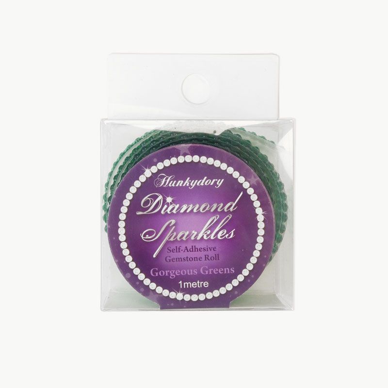 Diamond Sparkles Gemstone Rolls - Gorgeous Greens