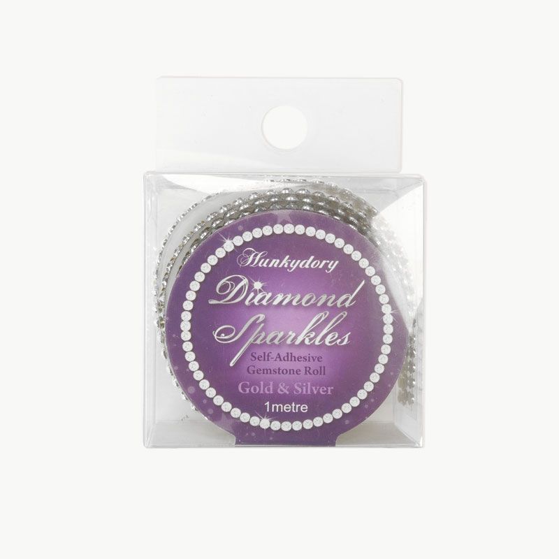 Diamond Sparkles Gemstone Rolls - Gold & Silver