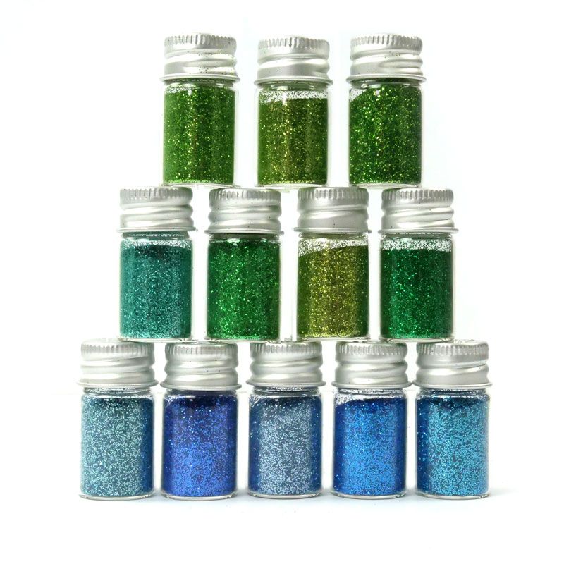 Diamond Sparkles Glitter - Blues & Greens