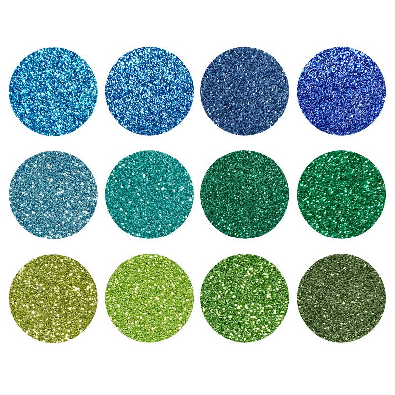 Diamond Sparkles Glitter - Blues & Greens