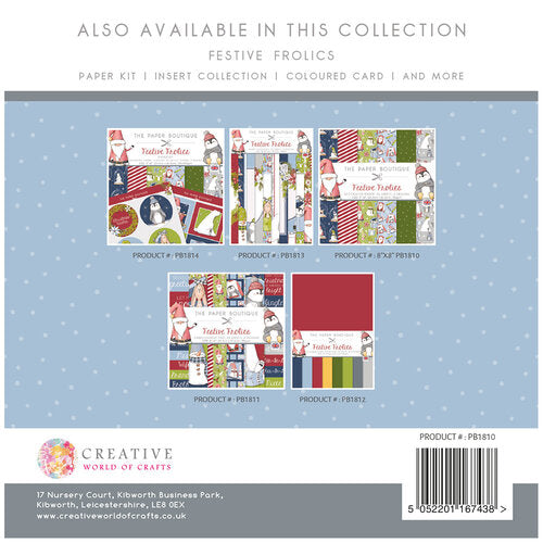 The Paper Boutique Festive Frolics 8x8 Paper Pad