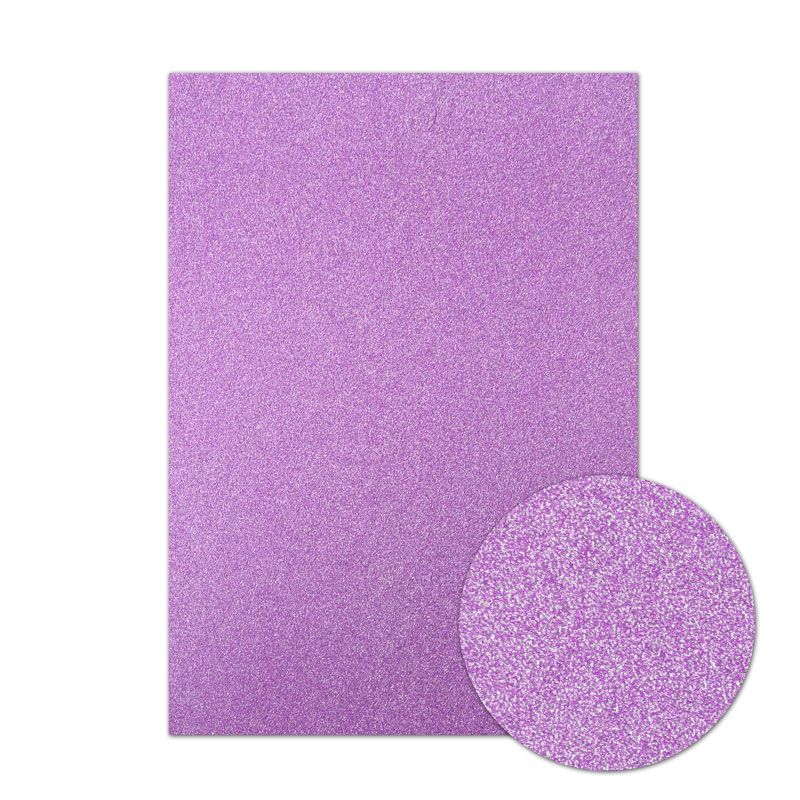 Diamond Sparkles Shimmer Card - Purple Lavender