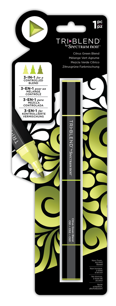Spectrum Noir TriBlend Markers - Citrus Green Blend