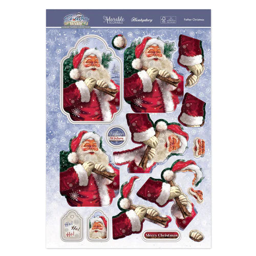 Hunkydory - Father Christmas Luxury Topper Set