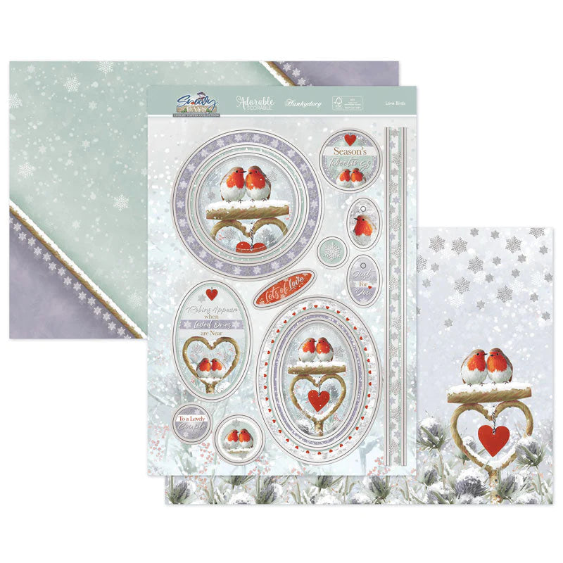Love Birds Luxury Topper Set