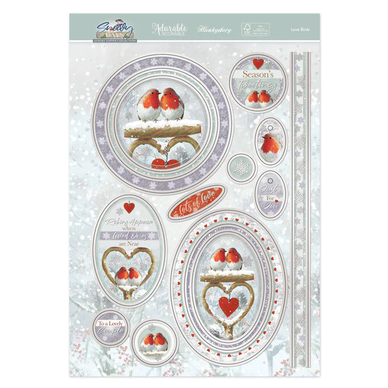 Love Birds Luxury Topper Set