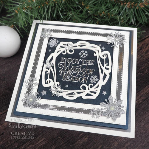 Creative Expressions Sue Wilson Festive Snowflake Panel Craft Die Vie