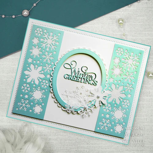 Creative Expressions Sue Wilson Festive Snowflake Panel Craft Die Vie