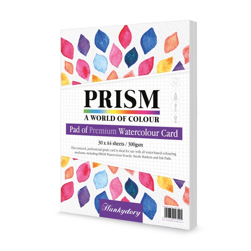 Prism Premium Pad of Watercolour Card - A4